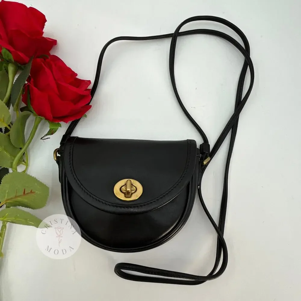 Vintage Coach Mini Watson Bag 6606 Black 2002 - Picture 1 of 10